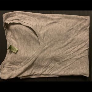 3/$10: Alternative Earth Grey Smooth vneck tshirt